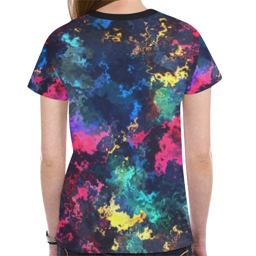 The colors of the soul New All Over Print T-shirt for Women (Model T45)