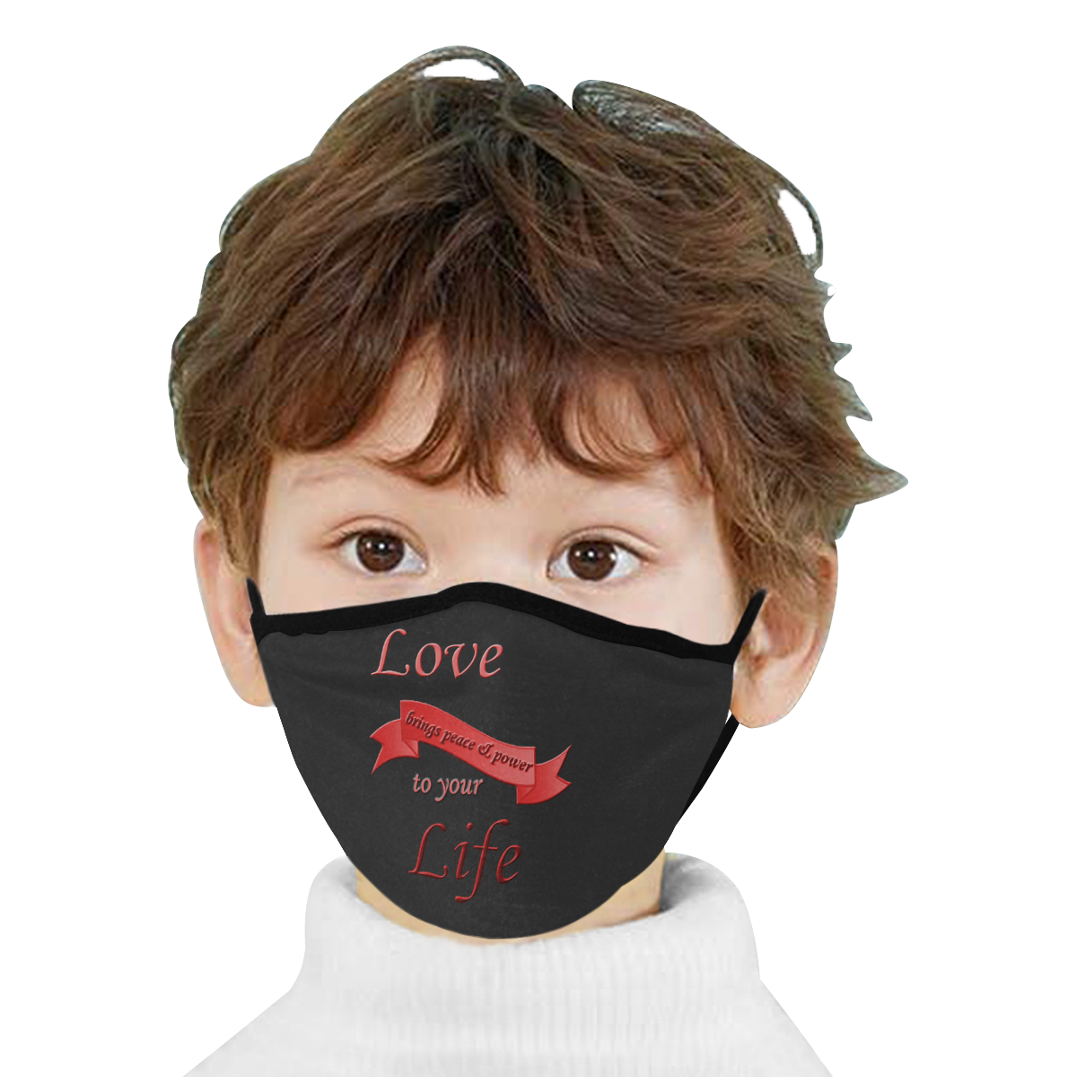 Love Brings Peace Mouth Mask