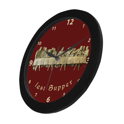 Last Supper Circular Plastic Wall clock