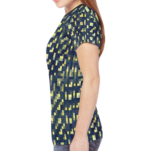 Mosaik Pattern by K.Merske New All Over Print T-shirt for Women (Model T45)