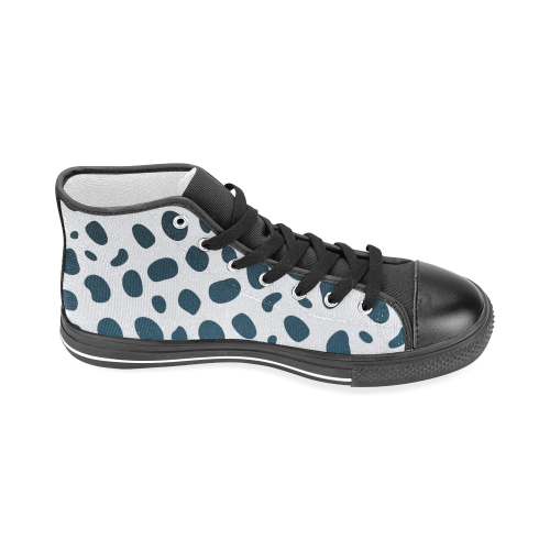 Animal Leopard skin Men’s Classic High Top Canvas Shoes (Model 017)