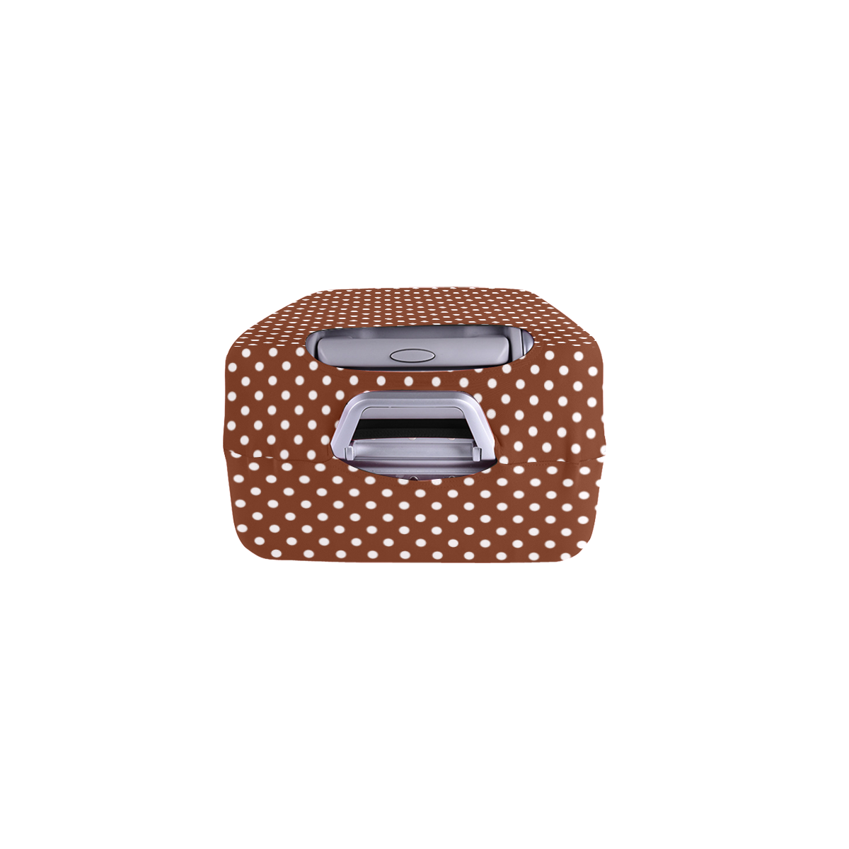 Brown polka dots Luggage Cover/Small 18"-21"