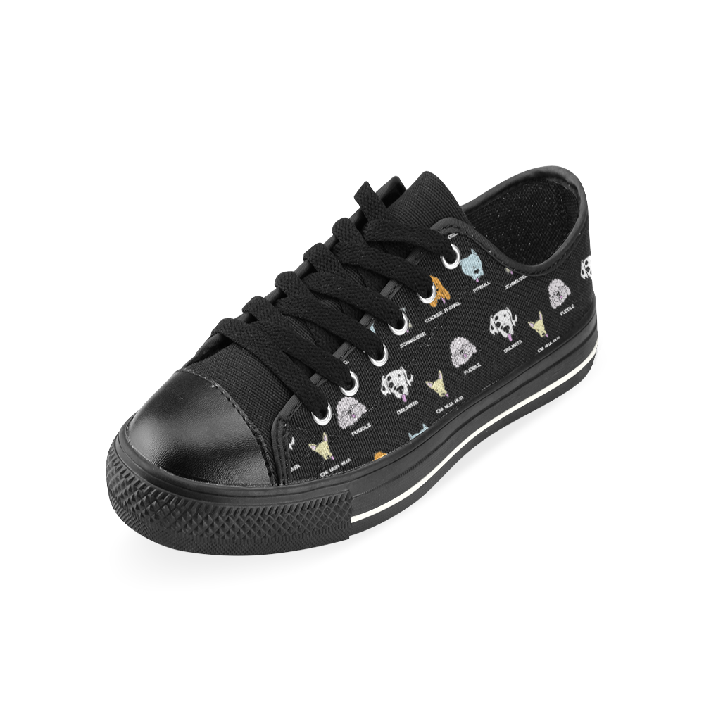 Dogs Lovers Men's Classic Canvas Shoes (Model 018)