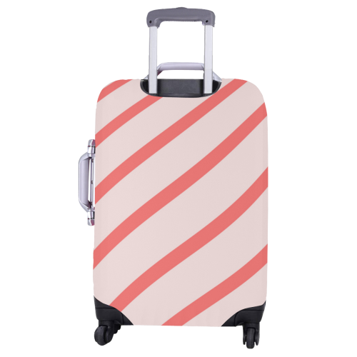 Abstract  pattern - pink. Luggage Cover/Large 26"-28"