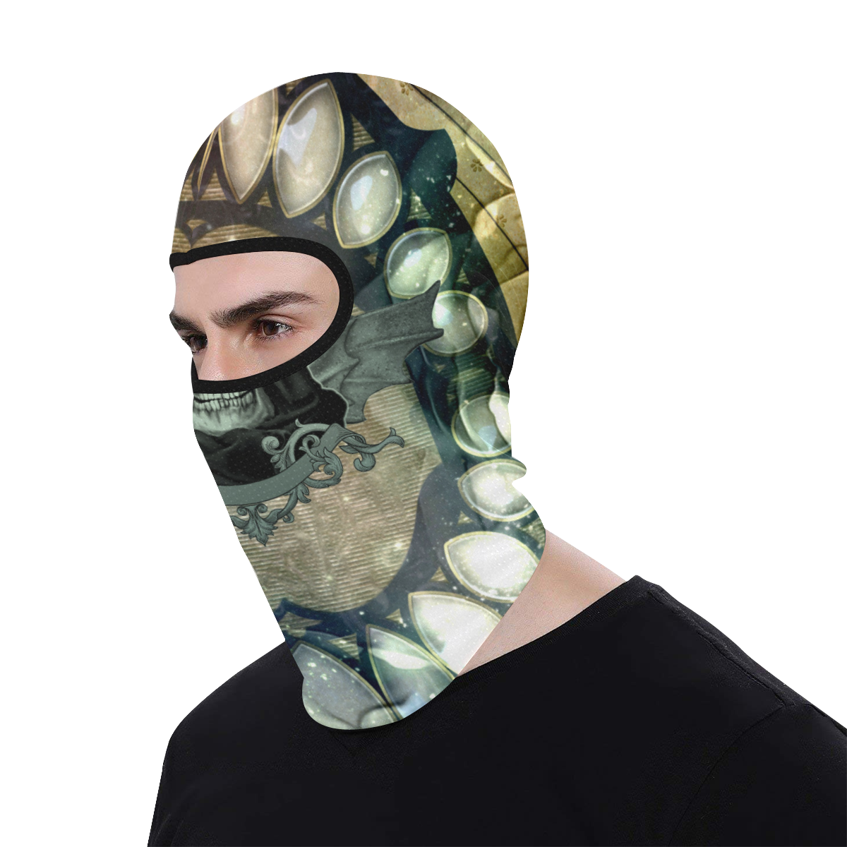 Awesome scary skull All Over Print Balaclava