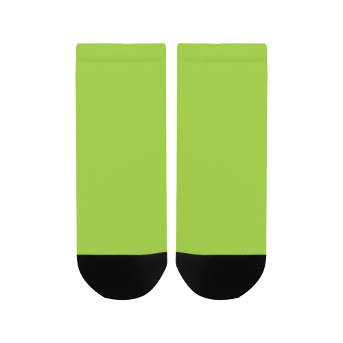 color yellow green Women's Ankle Socks
