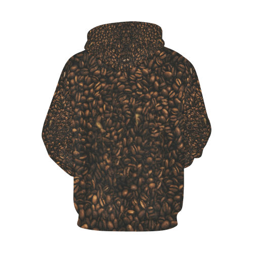 Coffee Love All Over Print Hoodie for Men (USA Size) (Model H13)
