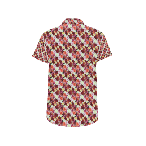 Rose20160812 Men's All Over Print Short Sleeve Shirt (Model T53)