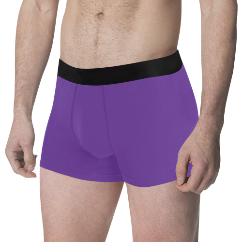 color rebecca purple Men's All Over Print Boxer Briefs (Model L34)
