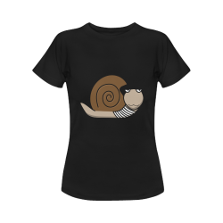 Escargot ~ French Snail Women's Classic T-Shirt (Model T17）