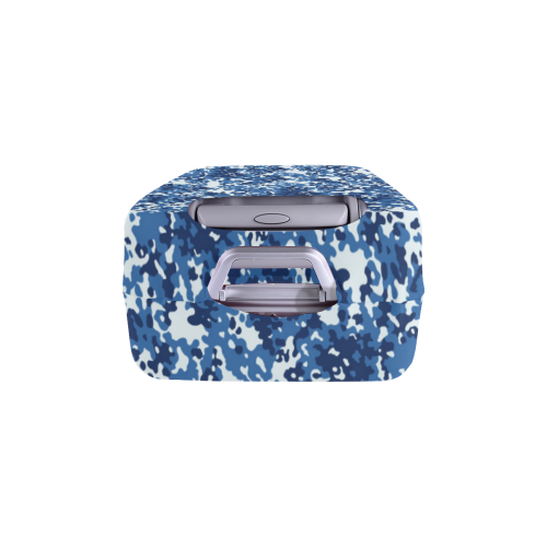 Digital Blue Camouflage Luggage Cover/Large 26"-28"