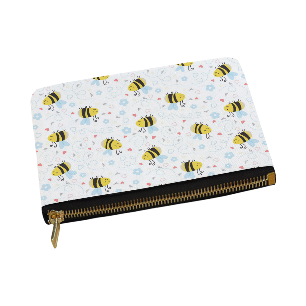 Cute Bee Pattern Carry-All Pouch 12.5''x8.5''
