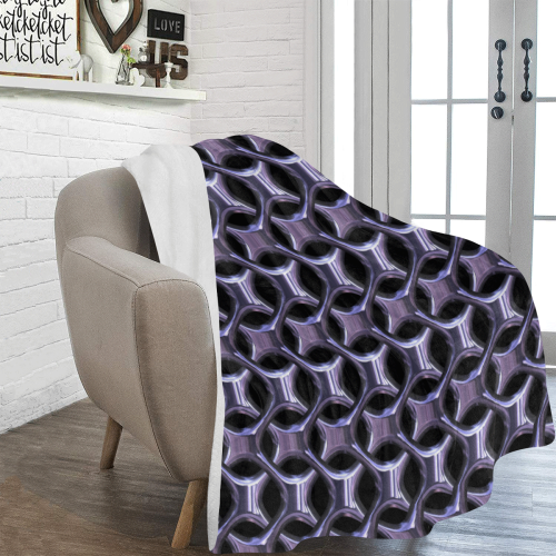 Shiny metal braid Ultra-Soft Micro Fleece Blanket 54''x70''