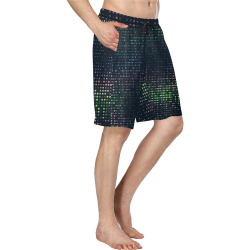 Prismic Rainbow Men's All Over Print Casual Shorts (Model L23)