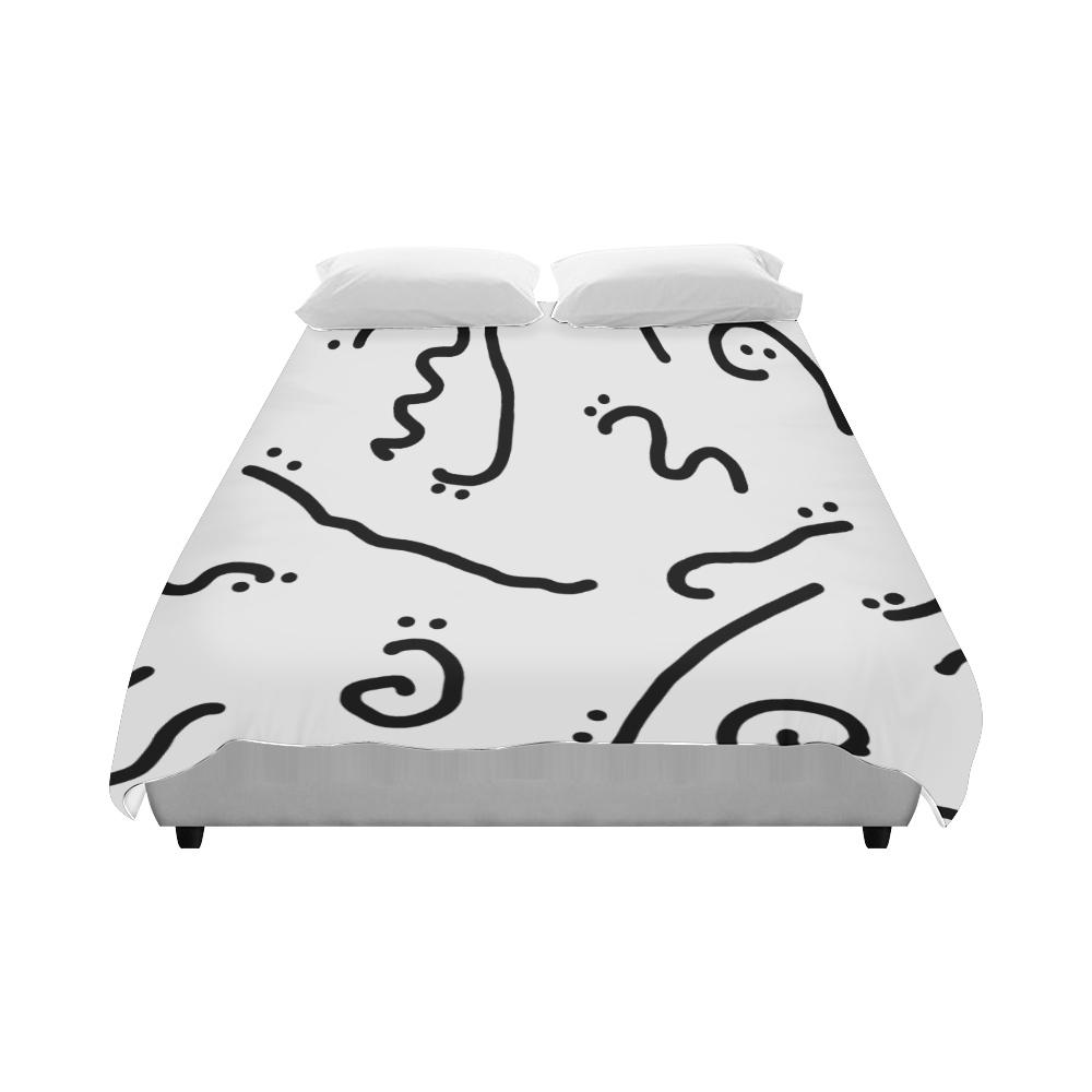 worms Duvet Cover 86"x70" ( All-over-print)