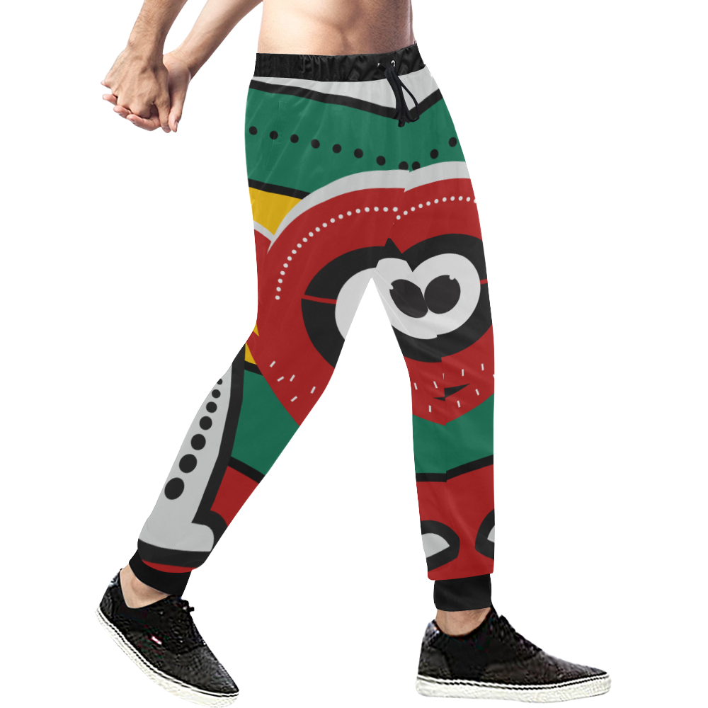 totem tribal Men's All Over Print Sweatpants (Model L11)