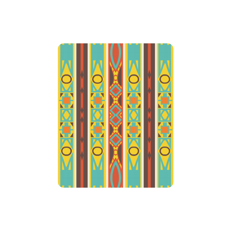 Ovals rhombus and squares Rectangle Mousepad