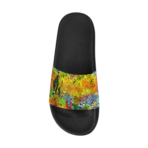 Wild Print Women's Slide Sandals (Model 057)