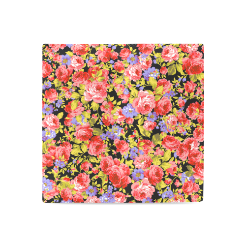 Colorful Flower Pattern 02 Women's Leather Wallet (Model 1611)