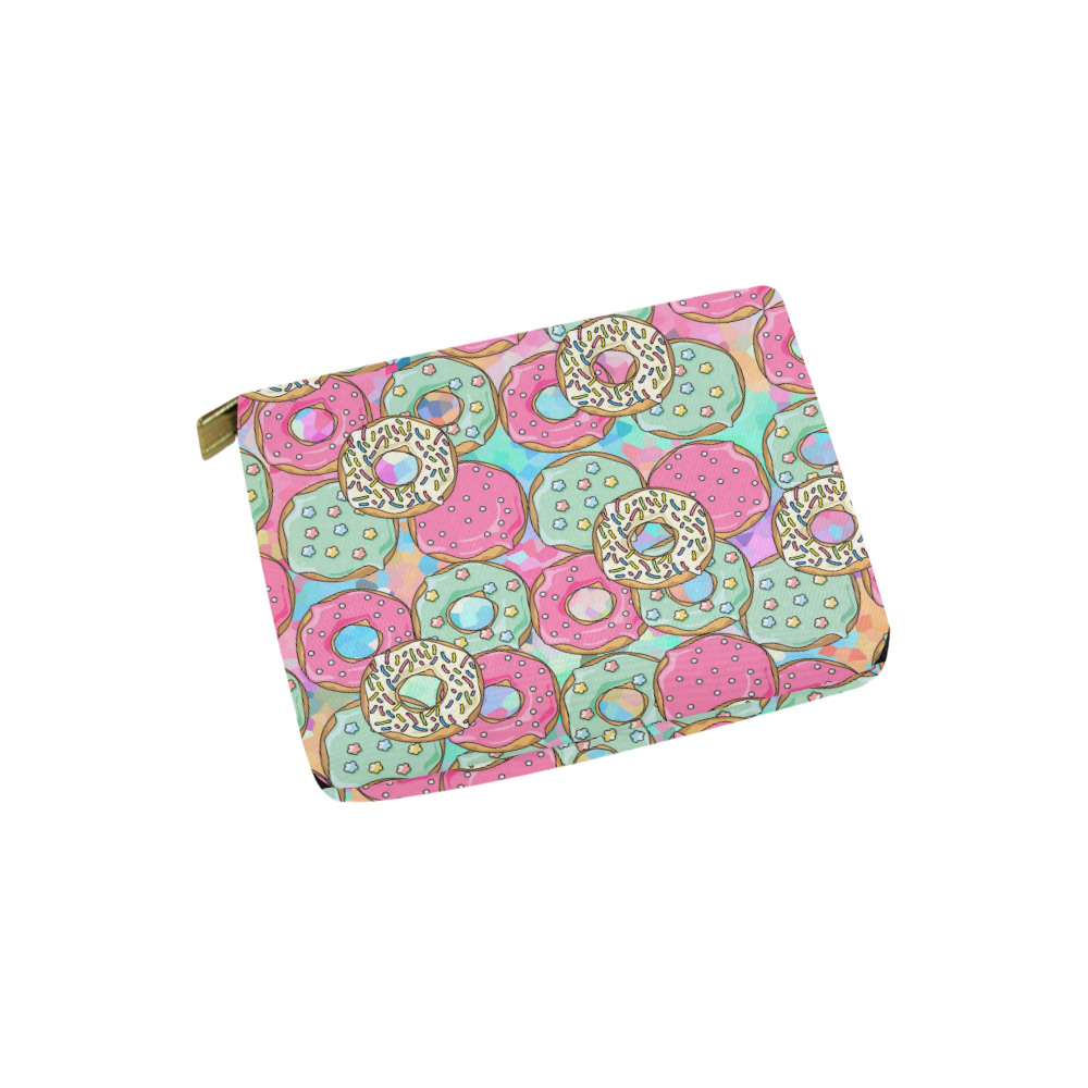 Doughnut (Donut) Pattern Carry-All Pouch 6''x5''