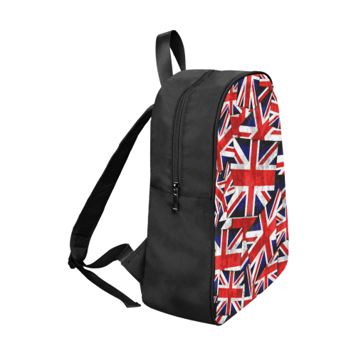 Union Jack British UK Flag Fabric School Backpack (Model 1682) (Large)
