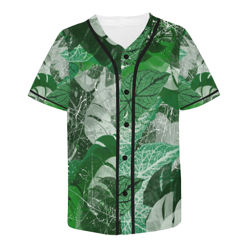 Tropicalia All Over Print Baseball Jersey for Men (Model T50)