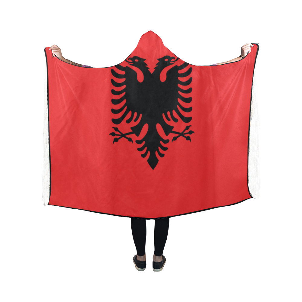 ALBANIA LARGE Hooded Blanket 50''x40''
