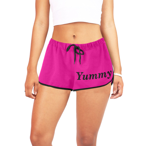 Yummy Women's All Over Print Relaxed Shorts (Model L19)