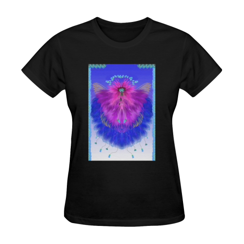 feathers 2-10 Women's T-Shirt in USA Size (Two Sides Printing)