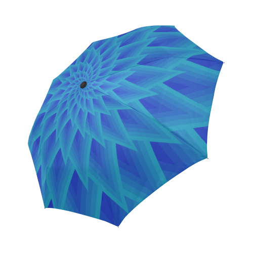 Royal blue georgina Auto-Foldable Umbrella (Model U04)