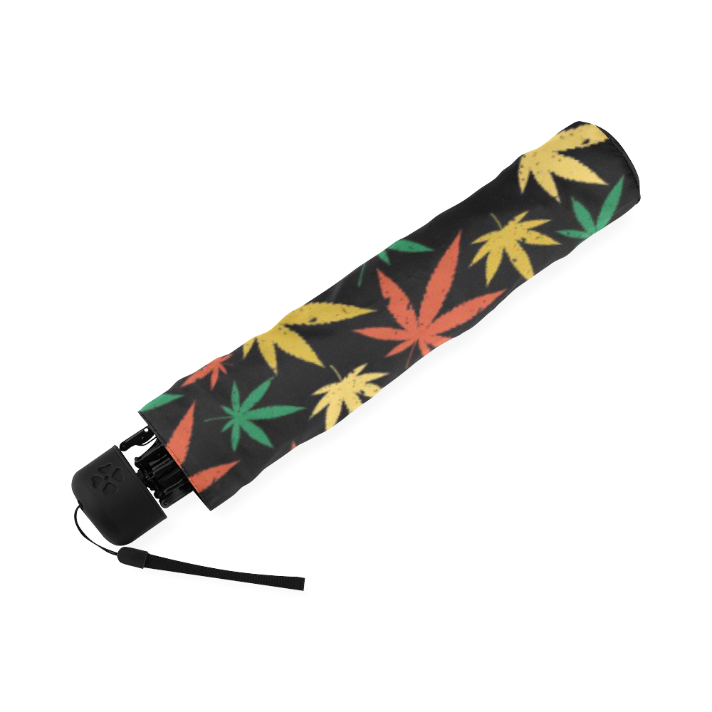 Cannabis Pattern Foldable Umbrella (Model U01)