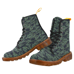 Jungle Tiger Stripe Green Camouflage Martin Boots For Men Model 1203H