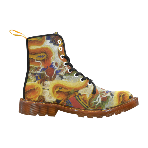 Chinese Dragons Martin Boots For Women Model 1203H