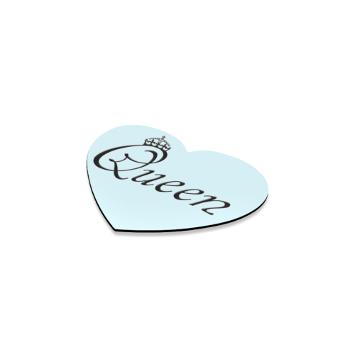 For the Queen / Blue Heart Coaster