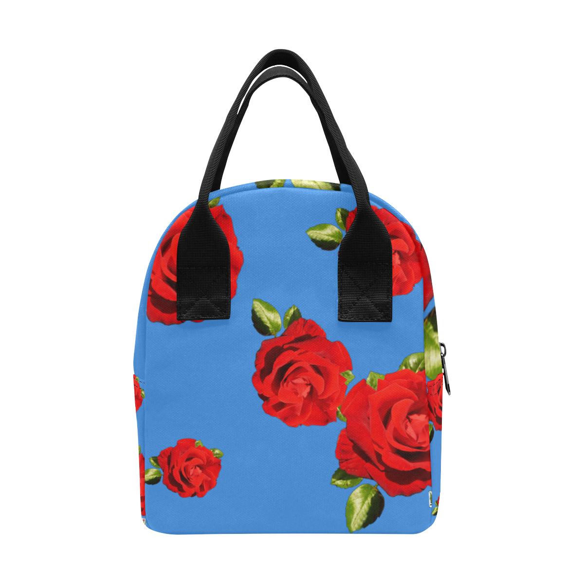Fairlings Delight's Floral Luxury Collection- Red Rose Zipper Lunch Bag 53086b7 Zipper Lunch Bag (Model 1689)