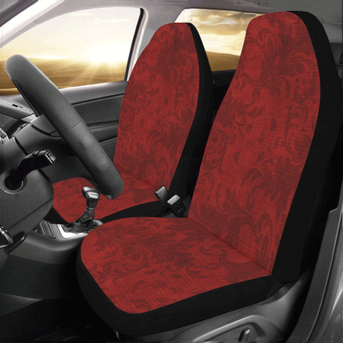 Red Feathers Car Seat Covers (Set of 2)