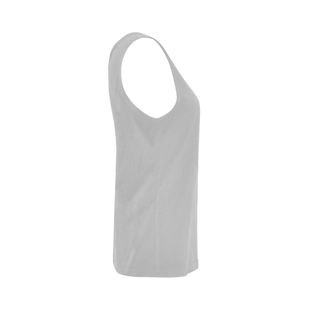 color silver All Over Print Tank Top for Women (Model T43)