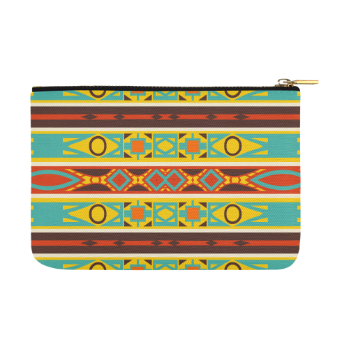 Ovals rhombus and squares Carry-All Pouch 12.5''x8.5''