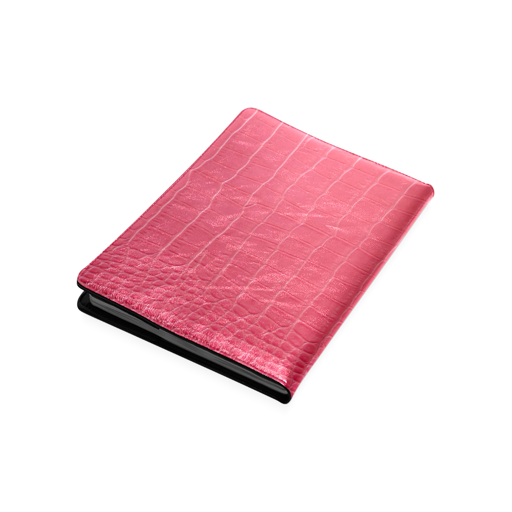 Red Snake Skin Custom NoteBook B5