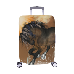 Wonderful horse with water splash Luggage Cover/Medium 22"-25"