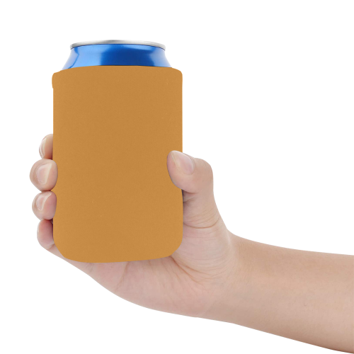 color butterscotch Neoprene Can Cooler 4" x 2.7" dia.