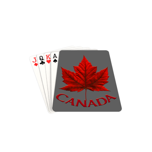 Canada Maple Leaf Playing Cards 2.5"x3.5"