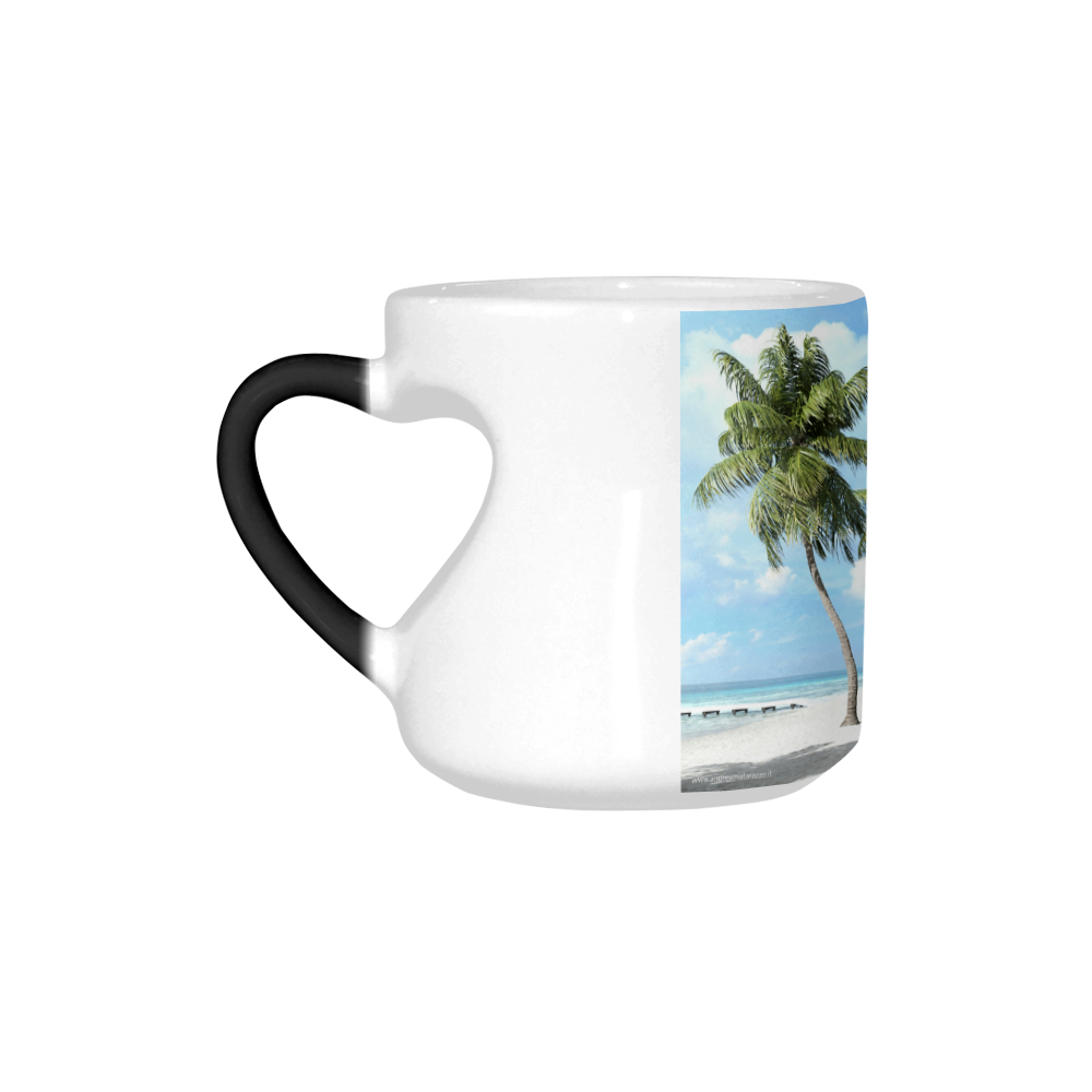 Aloha 1 Heart-shaped Morphing Mug