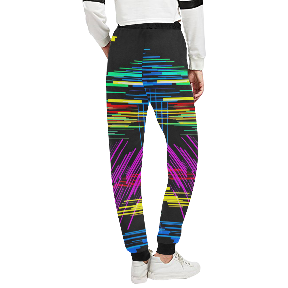 New Pattern factory 2A by JamColors Unisex All Over Print Sweatpants (Model L11)