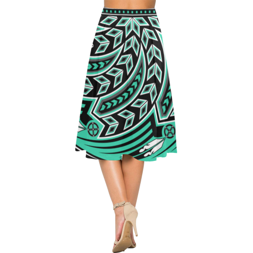Wind Spirit Aqua Aoede Crepe Skirt (Model D16)