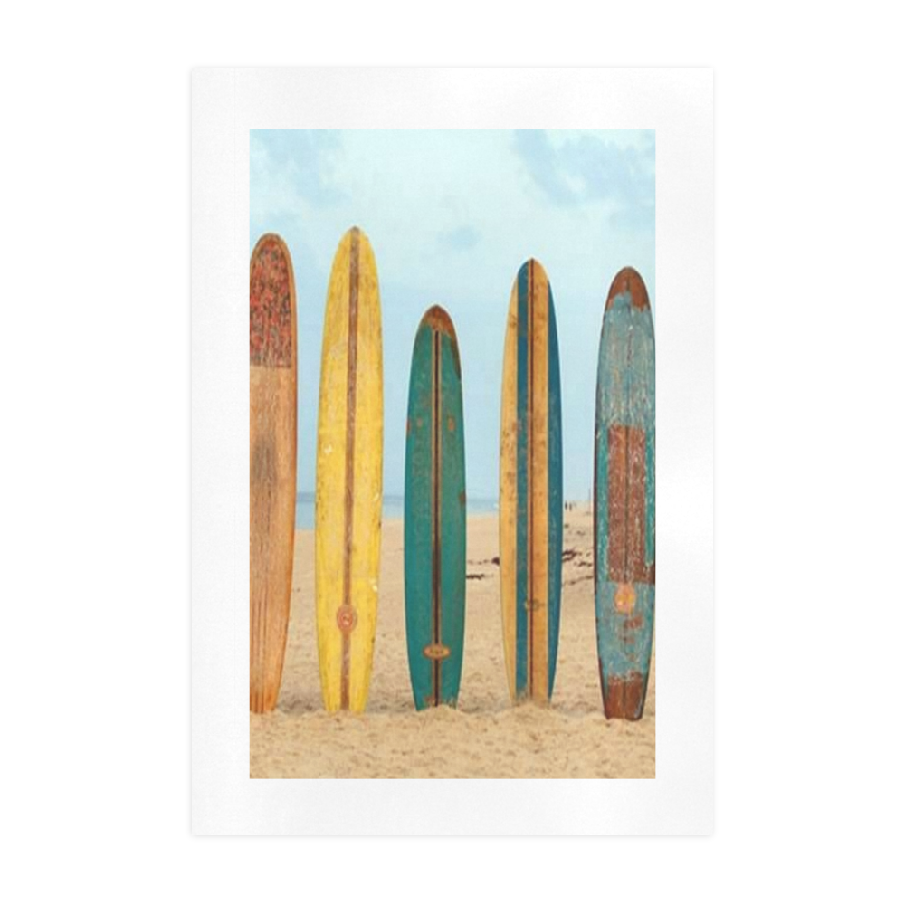 GONE SURFIN'  RETRO Art Print 19‘’x28‘’
