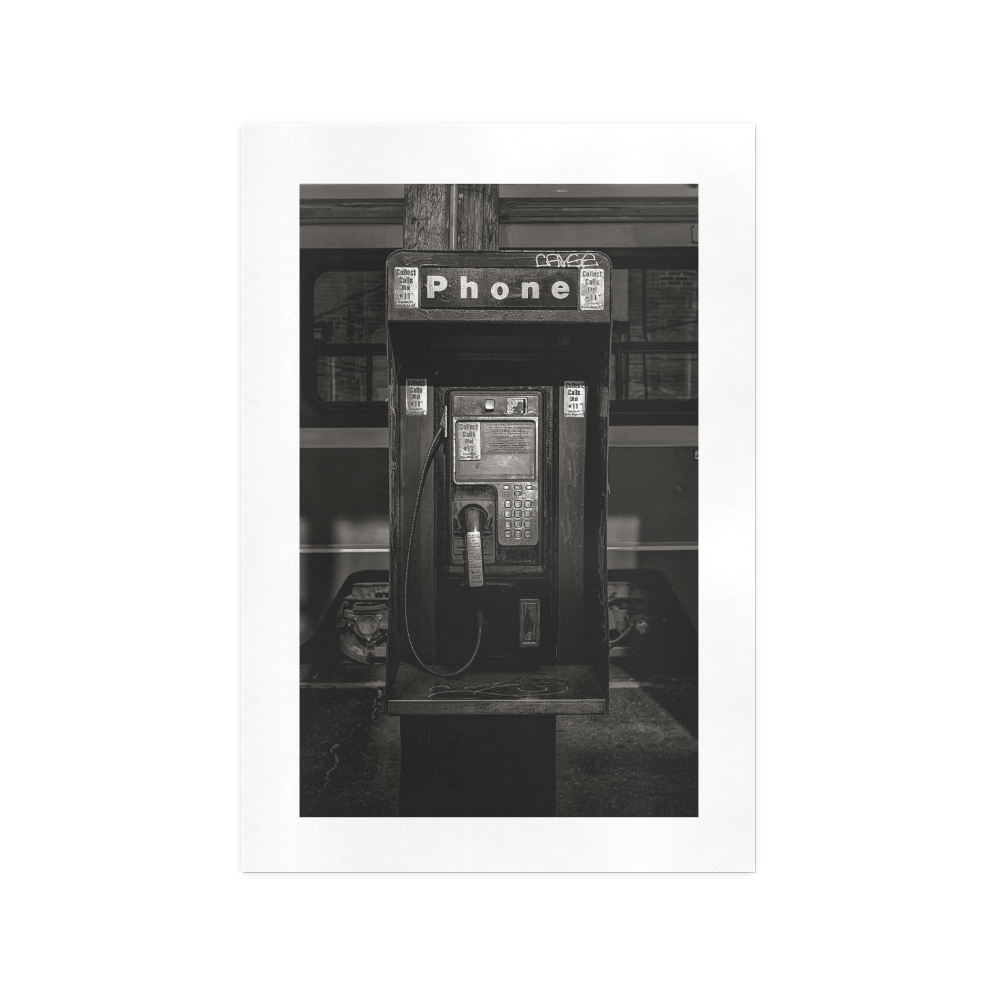 Phone Booth No 13 Art Print 13‘’x19‘’