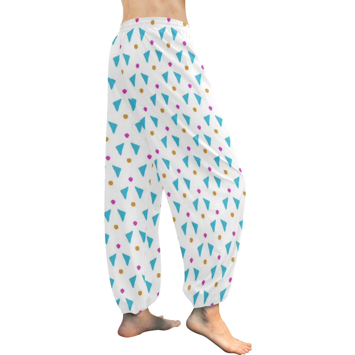 Funny Doodle Pattern 2C by JamColors Women's All Over Print Harem Pants (Model L18)
