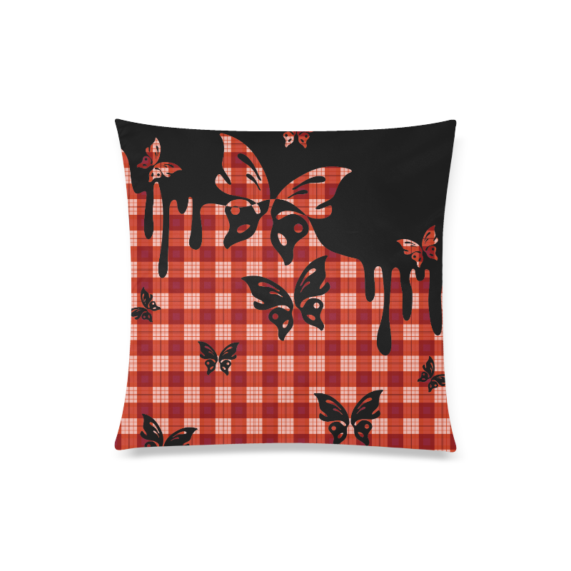 Animals Nature - Splashes Tattoos with Butterflies Custom Zippered Pillow Case 20"x20"(Twin Sides)