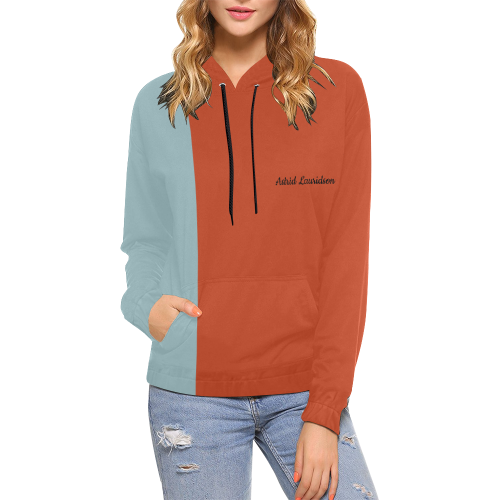 351 All Over Print Hoodie for Women (USA Size) (Model H13)
